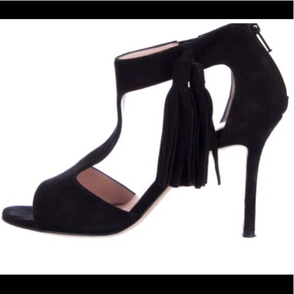 Kate Spade sz 11 INGA Heels Fringe suede NWT